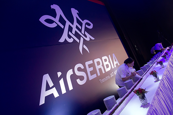 airline AIR SERBIA etihad airplane Airways national Airbus Serbia logo symbol coat of arms crest jat stewardess Livery