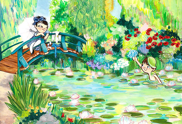 Claude Monet Time Lapse