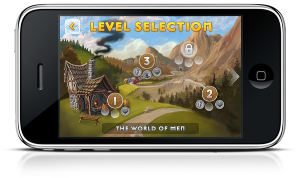 iphone On the Rocks Games GUI Website