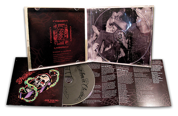 album art Wisdom In Chains Production prepress design Hardcore punk