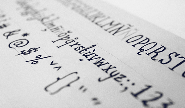 Fernando  fernando forero  ilex  handwriing  letter font  fontface Typeface cool  expresive vintage