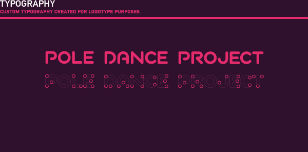 CI Corporate Identity Pole DANCE   pole dance project dance studio Logotype ID