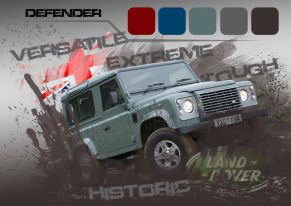 Land Rover  defender  Concept photoshop