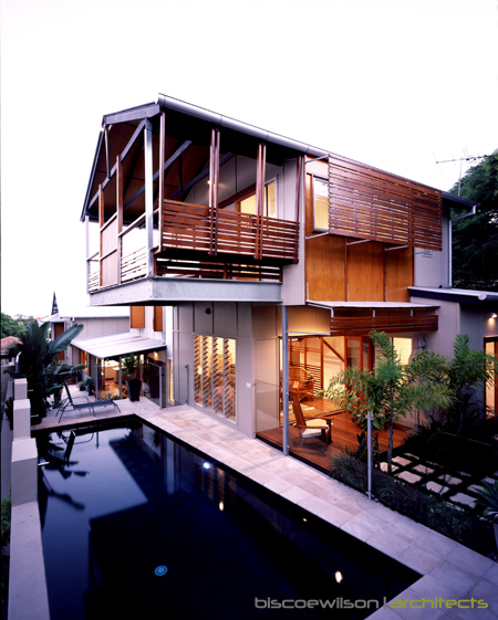 ESD environmentally sustainable design Brisbane Architects ESD Houses Green Design Green Biscoe Wilson Architects architects