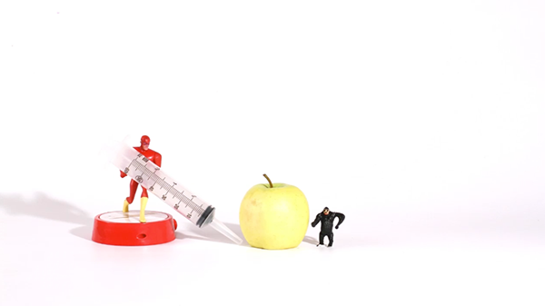 stop motion toys vegetables fruits funny Story telling