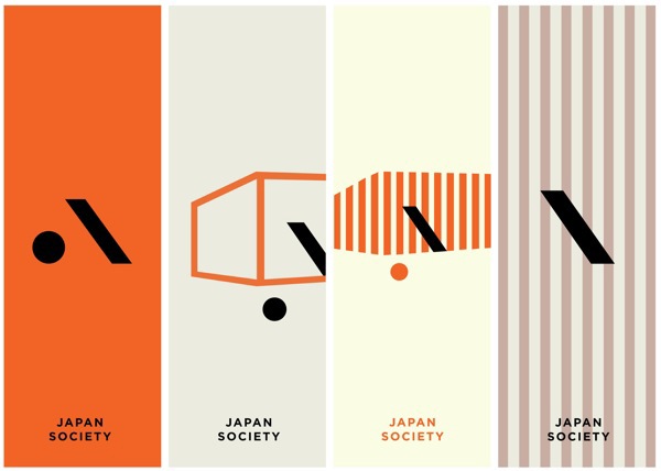 japan logo japan society branding  identity shapes museum pattern rebranding colors