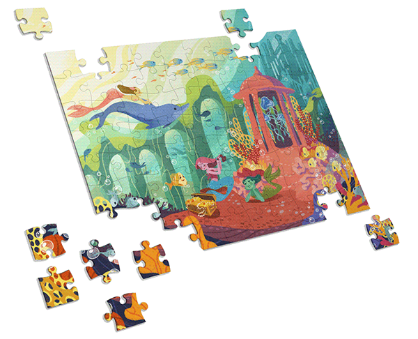 Mermaid World, Jigsaw Puzzle