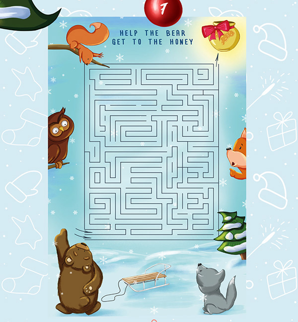 Activity book "Christmas Quests"