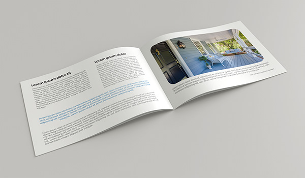 Real estate brochure design