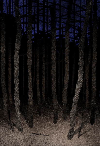 illustrations Moody woods asleep monthly dream trick eye #TYPO16xAdobe
