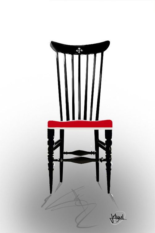 design chair colors coloors Interior red blue green black