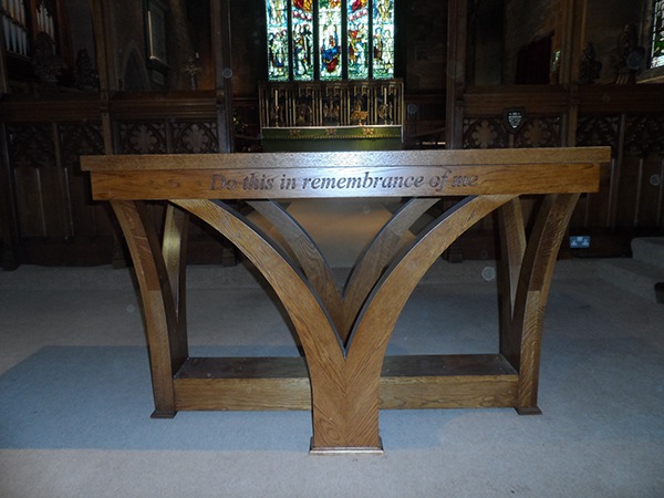 furniture woodwork church Joinery Carpentry table communion