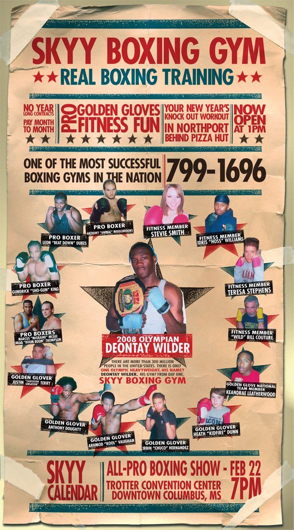 Boxing Poster Skyy Boxing Gym poster