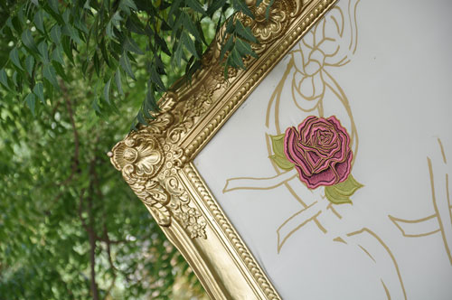 fabric Roses frames
