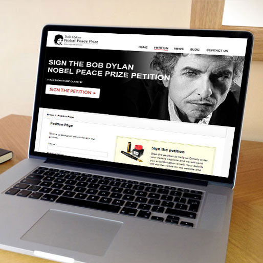 bob dylan Music Website petition