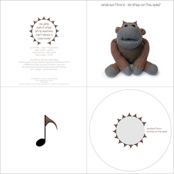 Ambient THEMES conceptual Packaging contemporary James Marsh Art visuals digital Style monkey elephant robot toys thorns CD's vinyl irony