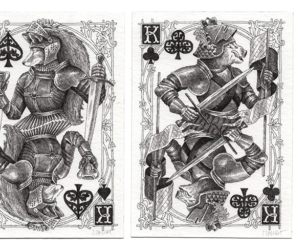 KINGHOOD | Original drawing playing cards
