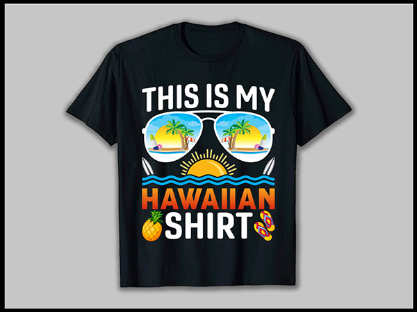 This is my Custom Hawaiian T-shirt Design.