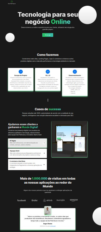 landing page UI/UX Web Website Design