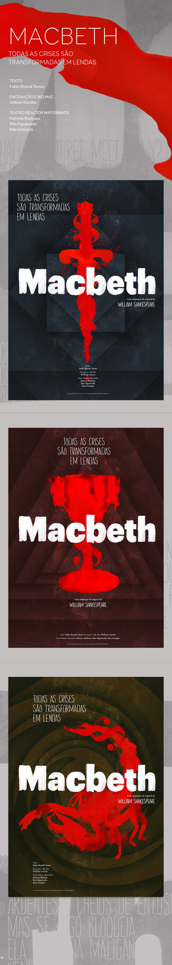 Luis Bandovas Satori poster Macbeth shakespeare