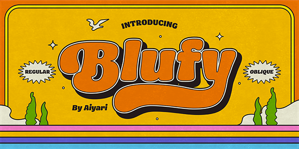 Blufy Font Family