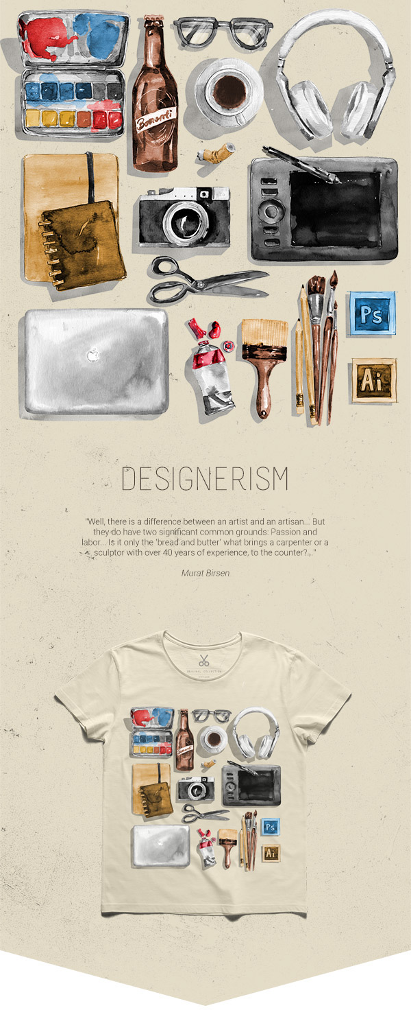 kaft design art camera graphic abstract tshirt
