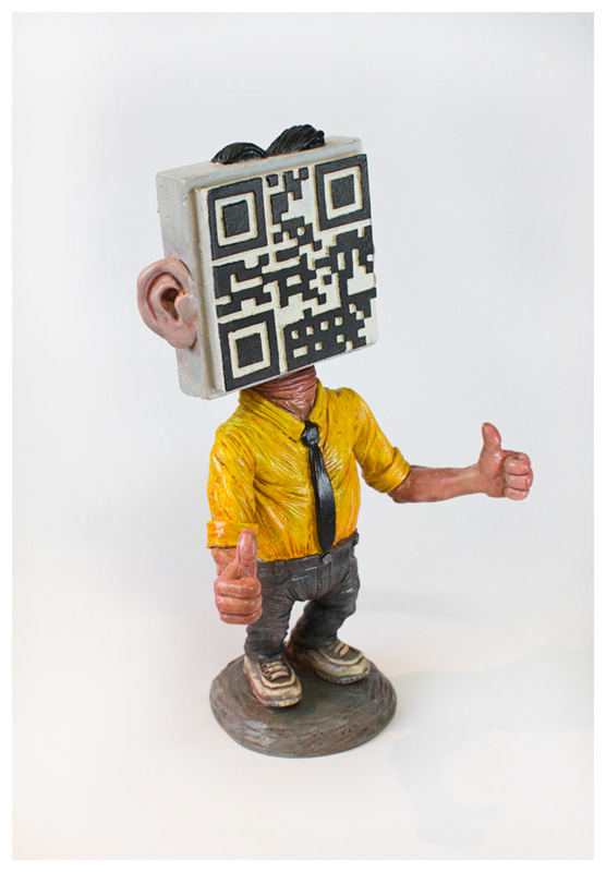augmented reality art toy toy designer sculpture interactive exclusive art contemporary art emilio subira sickemil resin