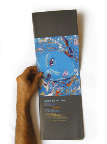 brochure catalog artist art Exhibition  color Paintings