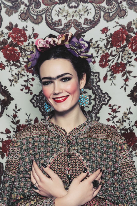 Frida Kahlo fashion photography Style art magazine cover