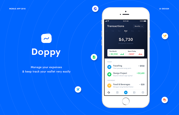 Doppy - Wallet App Concept