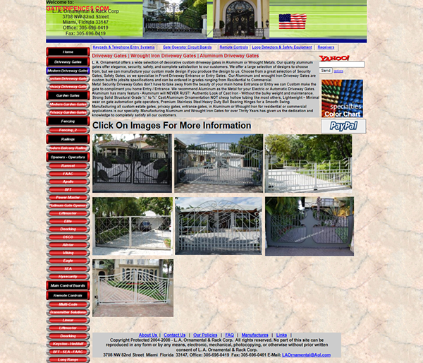 Gates N Fences - Website redesign