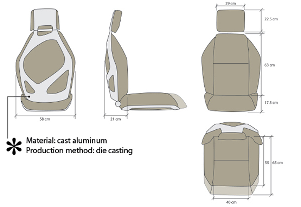 Volvo car seat car seat Vehicle Interior ergonomic