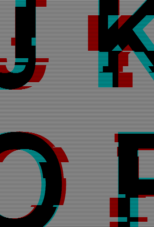 glitched Glitch TIM Tim turbo font Typeface m.dedonatis gif animated