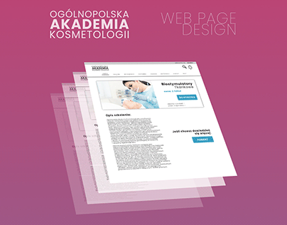 strony www Website landing page Figma Web Design  ux