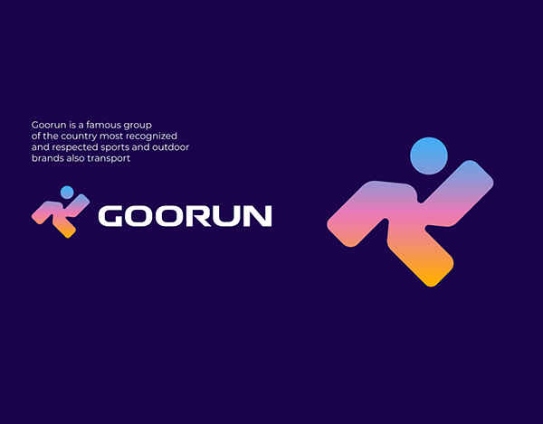 sports logo concept, fast, speed, run