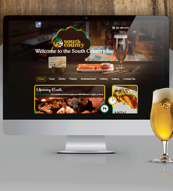 irish pub beer bar page Web green gif