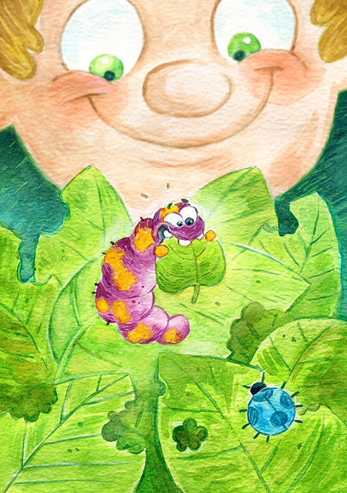 children's book children illustration kids kids illustration painting   cartoon Character design  children book Picture book watercolor illustration