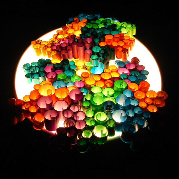 paper Spiral color light lighting