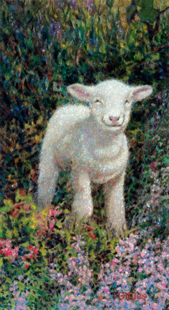 Christian Art religious art Last Supper acrylic paintings The Good Shepherd Easter jesus david angel nativity prints Scripture lamb collectors plate
