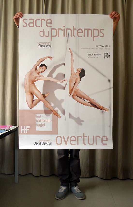 posters  ballet  typography  Photography  identity  me studio  amsterdam