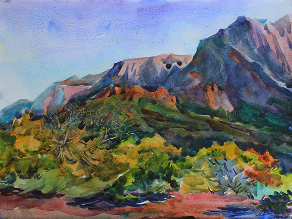 Watercolor Plein Air - Utah_Till 2017