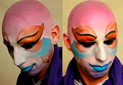 theater  make-up  masks  alessandra arrigoni