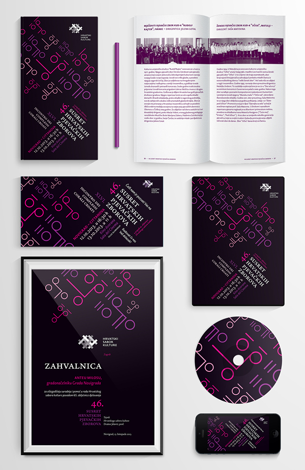 Event brochure design Poster Design dvd cover design invitation design concert Flyer Design tamburitza vocal ensembles Croatian Cultural Association Hsk