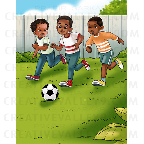 Image may contain: cartoon and soccer