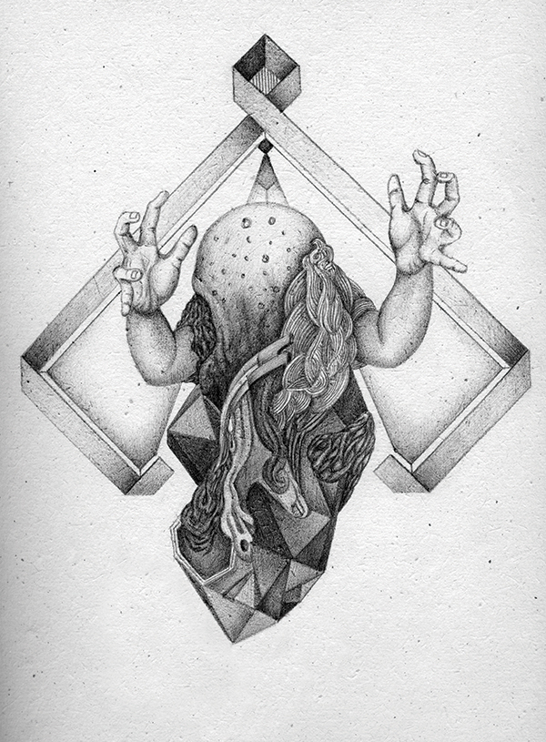 daemon  demonio  ilustración  pencil  grafito dibujo  lapiz  demonología  Diablo