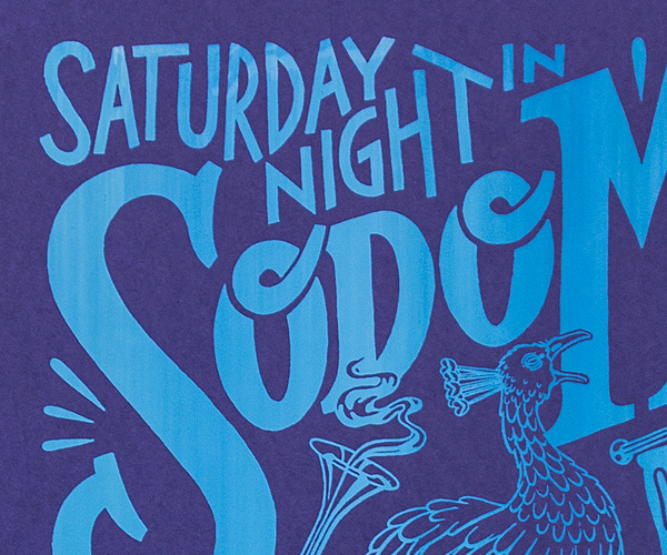 lettering peacock Screen-print silk-screen party Freddie Mercury Halloween sodom 80's print poster