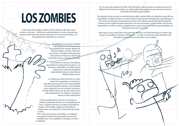 zombies ele magazine children Terror terror characters ¡elé! elé magazine revista elé revista niños kids Halloween Living Dead dead