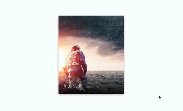 Movie Card Animation - Material Design on Behance