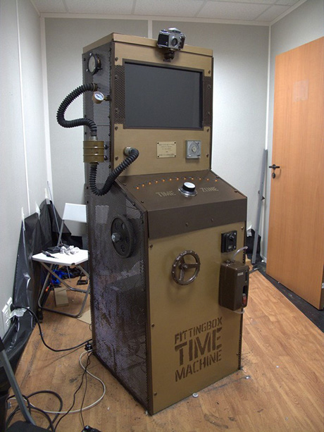 Time Machine craftwork handmade design augmented reality Arduino DIY time machine industrial