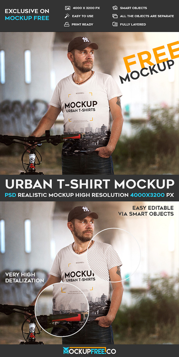 Download Urban T-Shirt - Free PSD Mockup on Behance
